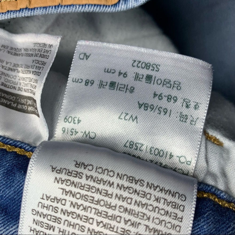 Levi’s 721 Vintage High Rise Skinny Jeans Sz 27 - Picture 9 of 11